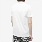 Versace Men's Medusa Logo Polo Shirt in White
