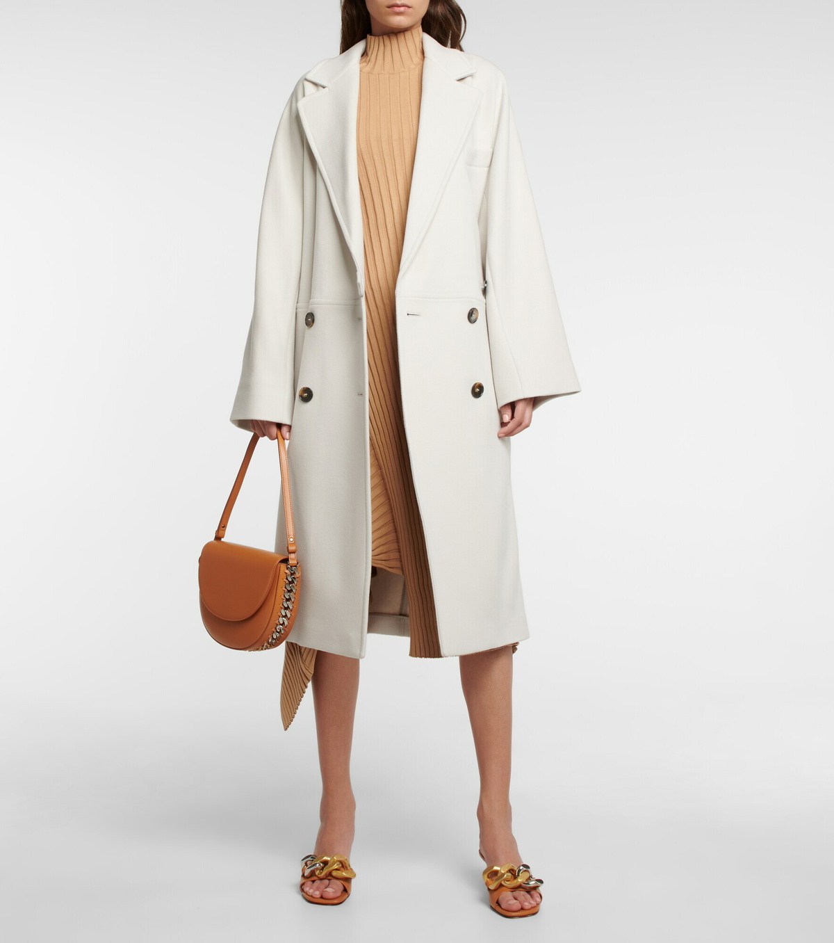 Stella McCartney - Belted wool coat Stella McCartney