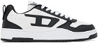 Diesel Black & White S-Ukiyo V2 Low Sneakers