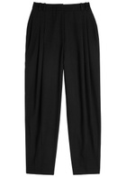 Tove Robena Pleated Wool Trousers Black