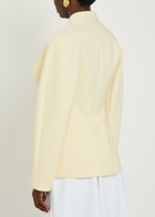 Jacquemus La Veste Chale Crepe Blazer Off White