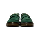 Dr. Martens Green United Arrows Edition Suede Snaffle Loafers