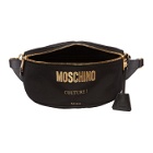 Moschino Black Couture Fanny Pack