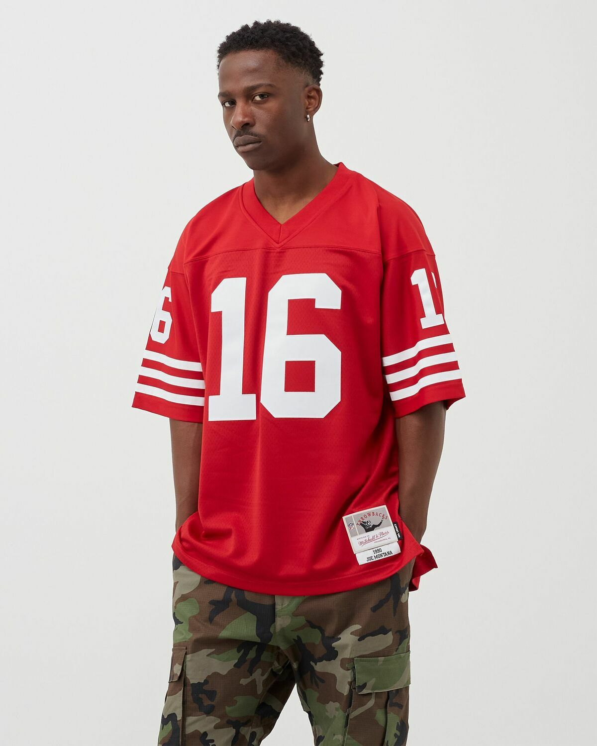 Mitchell & Ness Nfl Legacy Jersey San Francisco 49ers 1990 Joe Montana #16 Red Jerseys