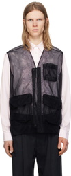 Simone Rocha Black Multi Pocket Utility Vest