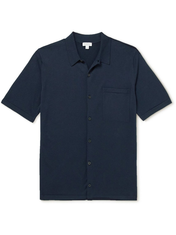 Photo: Sunspel - Sea Island Cotton Shirt - Blue