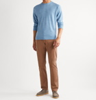 Peter Millar - Mélange Merino Wool-Blend Sweater - Blue