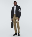 Thom Browne 4-Bar down bomber jacket