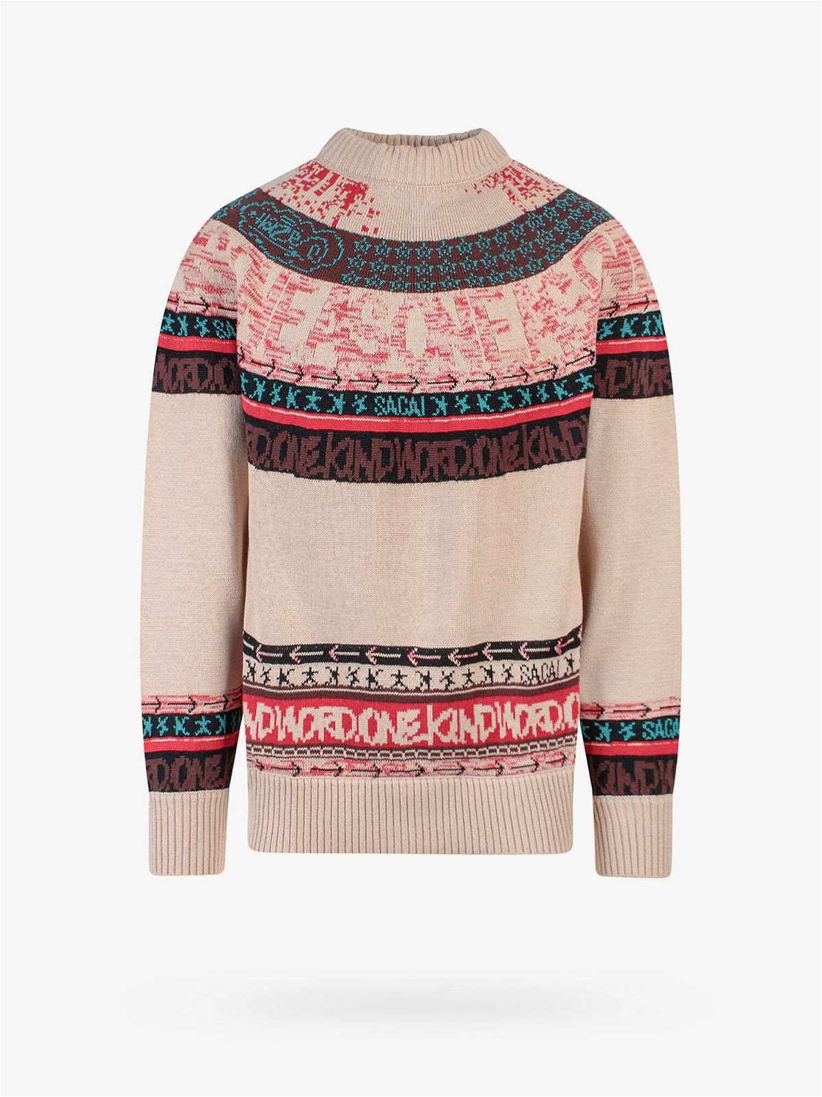 Sacai Sweater Multicolor Mens Sacai