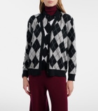 Lisa Yang Raelyn argyle cashmere cardigan