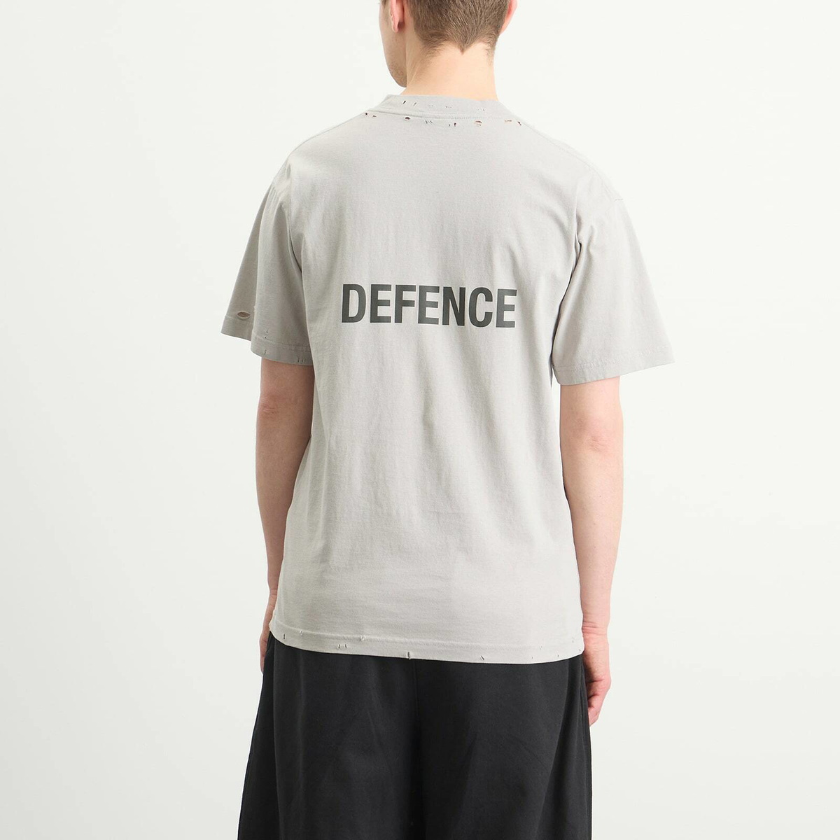 Umbro by Slam Jam Men's Offence Defence T-Shirt in Light Grey