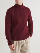 Loro Piana - Cashmere Half-Zip Sweater - Burgundy