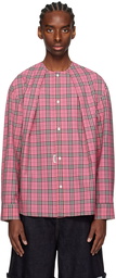 ADER error Pink Check Shirt