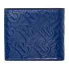 Burberry Blue Monogram International Wallet