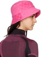 MISBHV Pink Towelling Monogram Bucket Hat