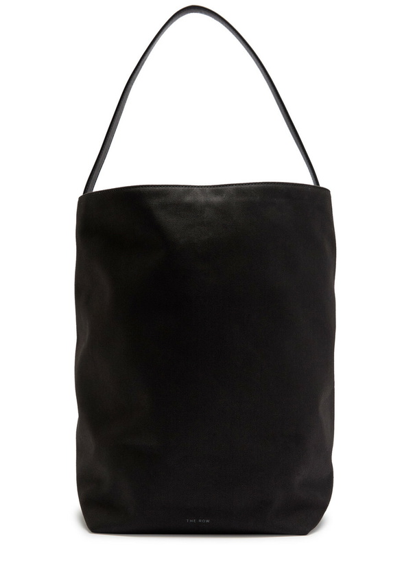 Photo: The Row Park Large Canvas Tote - Black - One Size