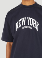 New York Medium Fit T-Shirt in Dark Blue