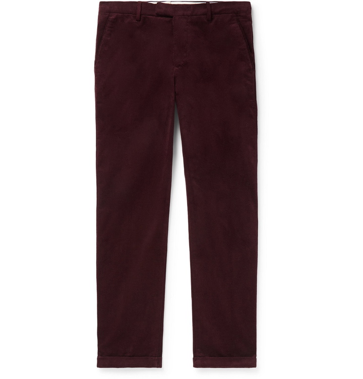 Photo: NN07 - Scott Cotton-Corduroy Trousers - Burgundy