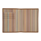 Paul Smith Brown Stripe Interior Passport Holder