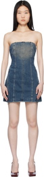 Ksubi Blue Avenue Dress Sandstorm Minidress