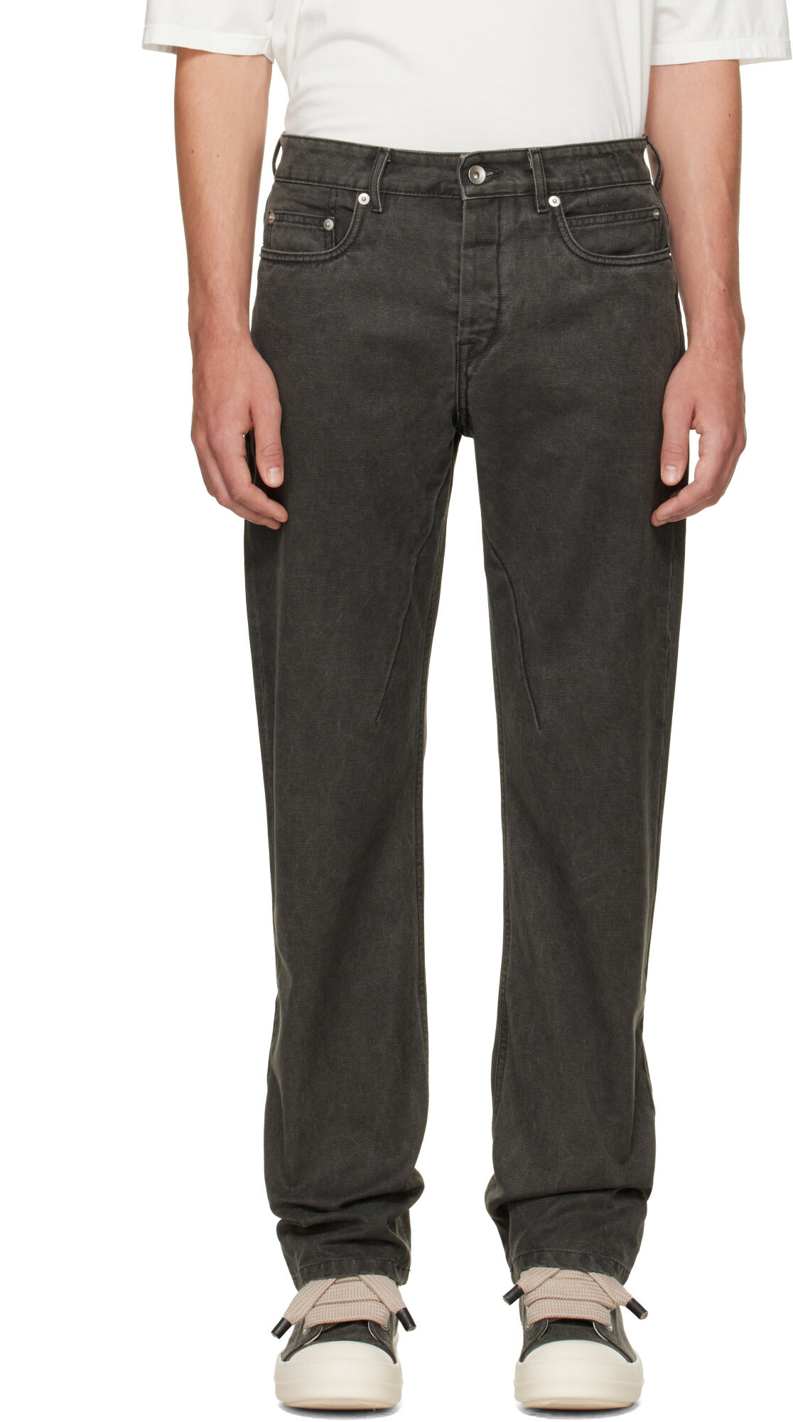 Rick Owens DRKSHDW Black Jim Cut Jeans Rick Owens Drkshdw