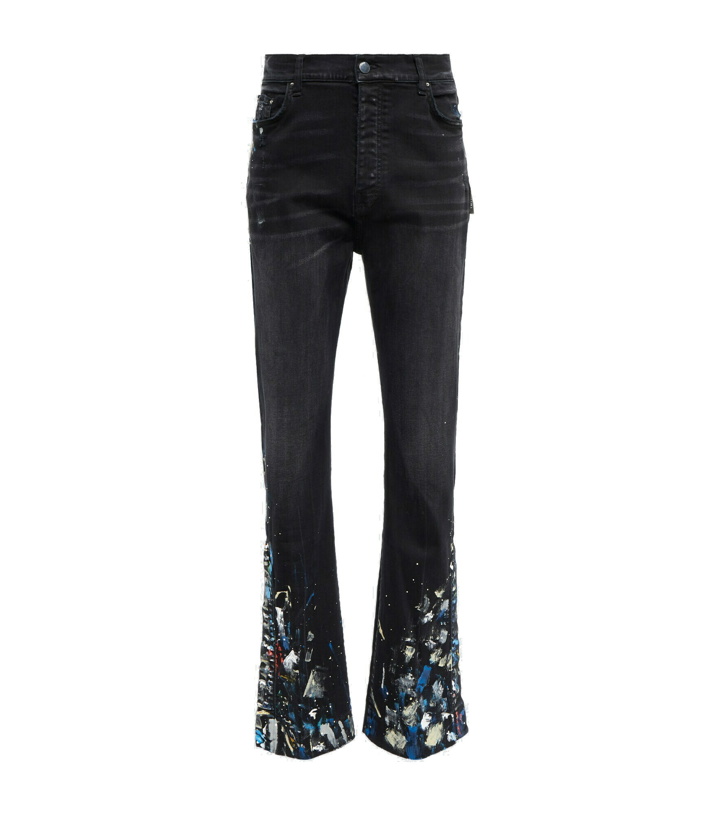 Photo: Amiri - Paint Splatter flared jeans