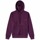 Wooyoungmi Men's Back Logo Popover Hoody in Violet