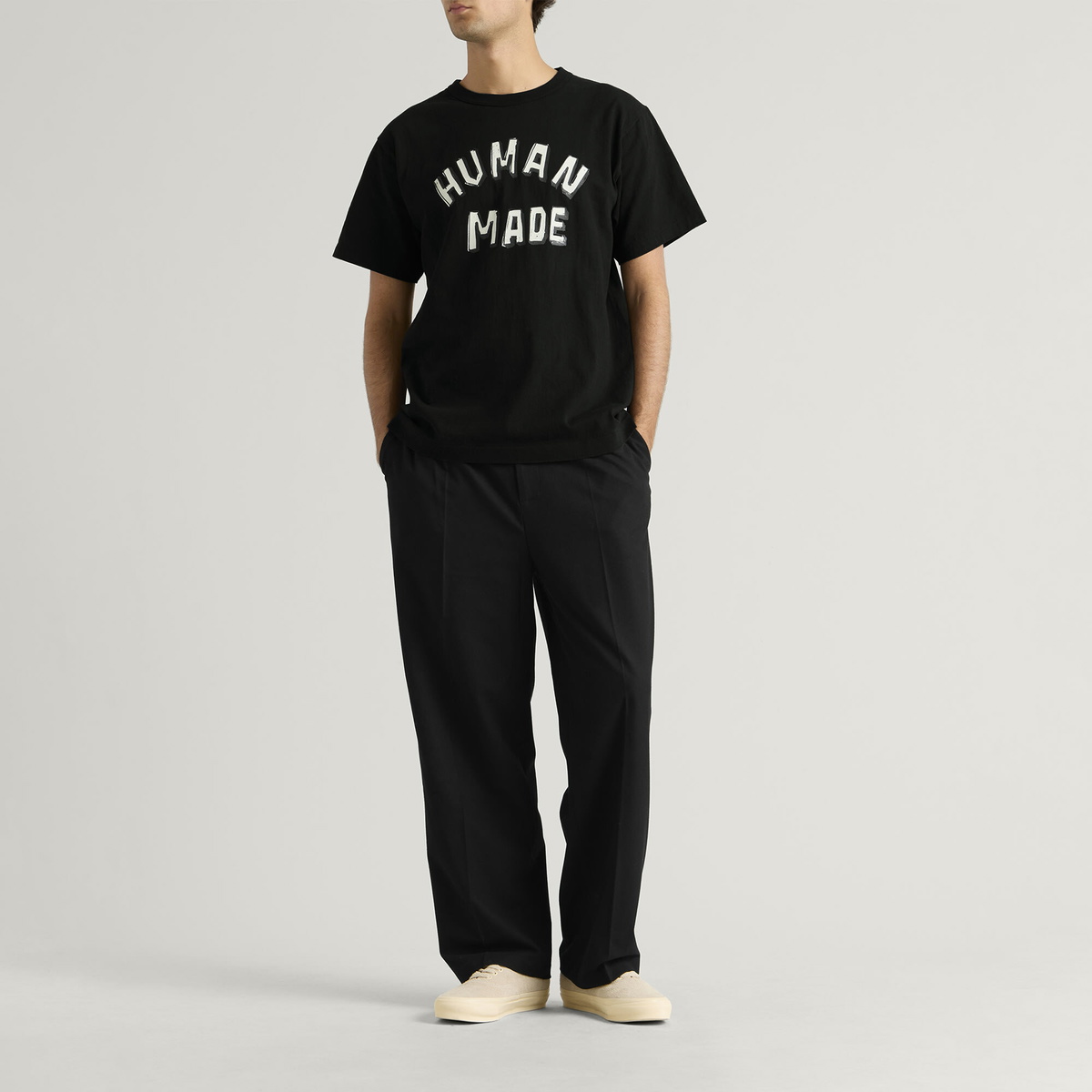 Human Made Men's Sketch Logo T-Shirt in Black