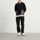 AMIRI Men's Leather Patch MA Cardigan in Black