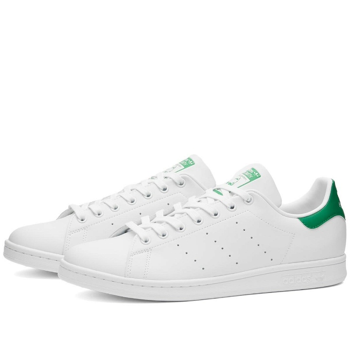 Photo: Adidas Men's Stan Smith Sneakers in White/Green