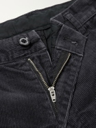 Neighborhood - Straight-Leg Cotton-Blend Corduroy Trousers - Black