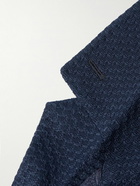 Etro - Textured-Cotton Blazer - Blue