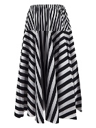 Patou Striped Skirt