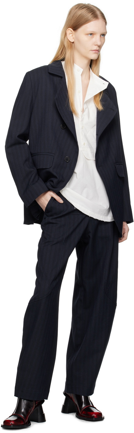 Henrik Vibskov Navy Afternoon Blazer