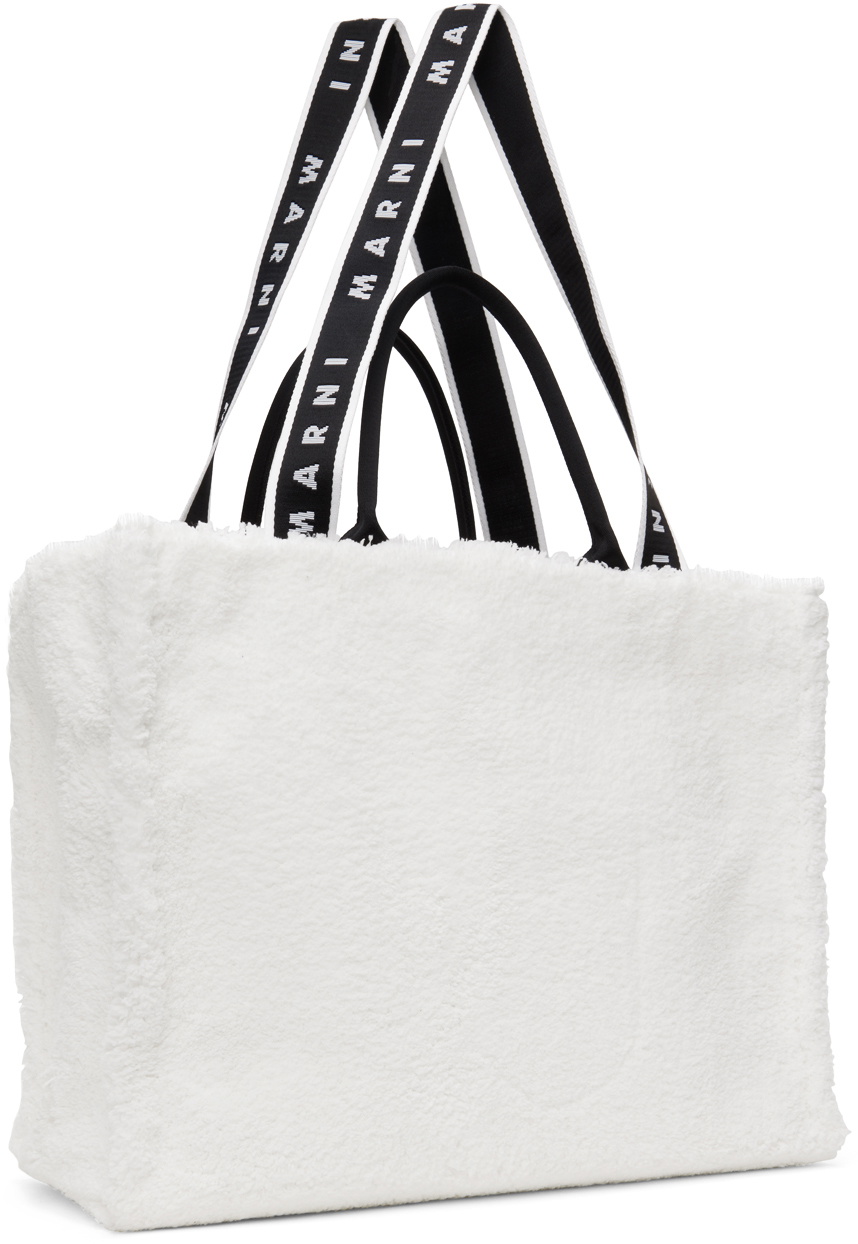 Marni White East West Tote Marni