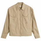 Moncler Men's Zip Up Shirt Jacket in Tan