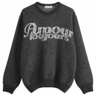 Carne Bollente Men's Mon Amour Toujours Crew Knit in Black