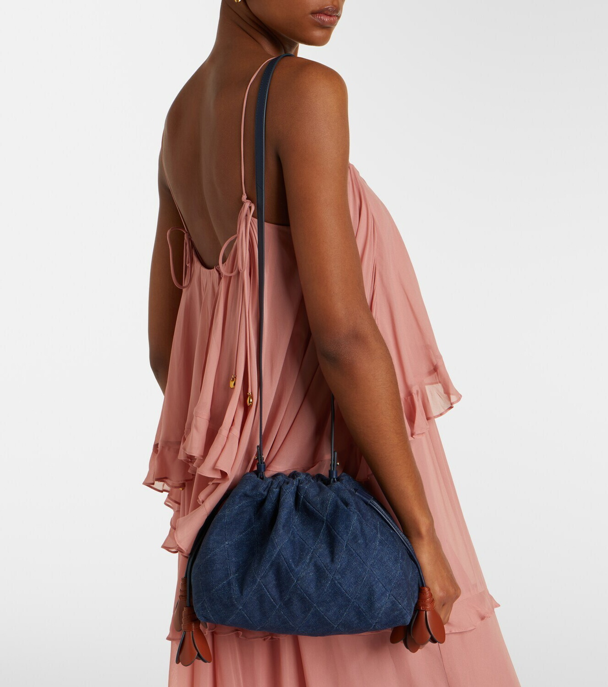 Zimmermann Cloud 91 Small denim clutch