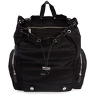 Calvin Klein 205W39NYC Black Nylon Flap Backpack