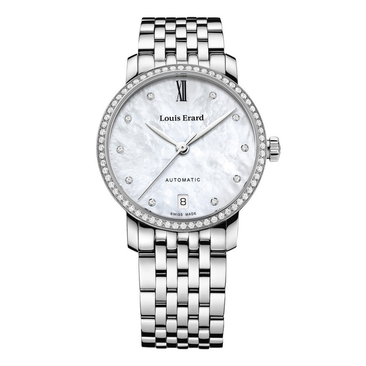 Photo: Louis Erard Excellence Automatic Diamond White Dial Ladies Watch 68235SE14.BMA34