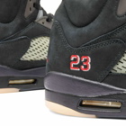 Air Jordan Men's 5 Retro GTX W Sneakers in Off Noir/Fire Red/Muslin