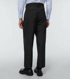 Comme des Garcons Homme - Herringbone striped straight pants