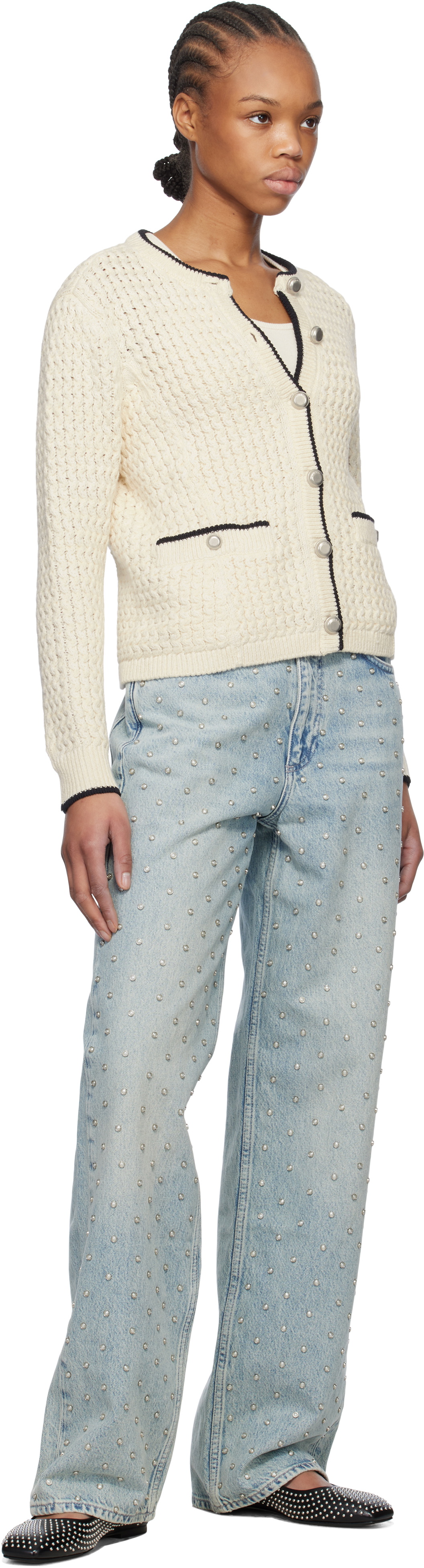 Rag Off White rag & bone Off-White Daria Cardigan Rag and Bone