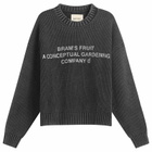 Bram's Fruit Men's Stamp Knit in Charcoal