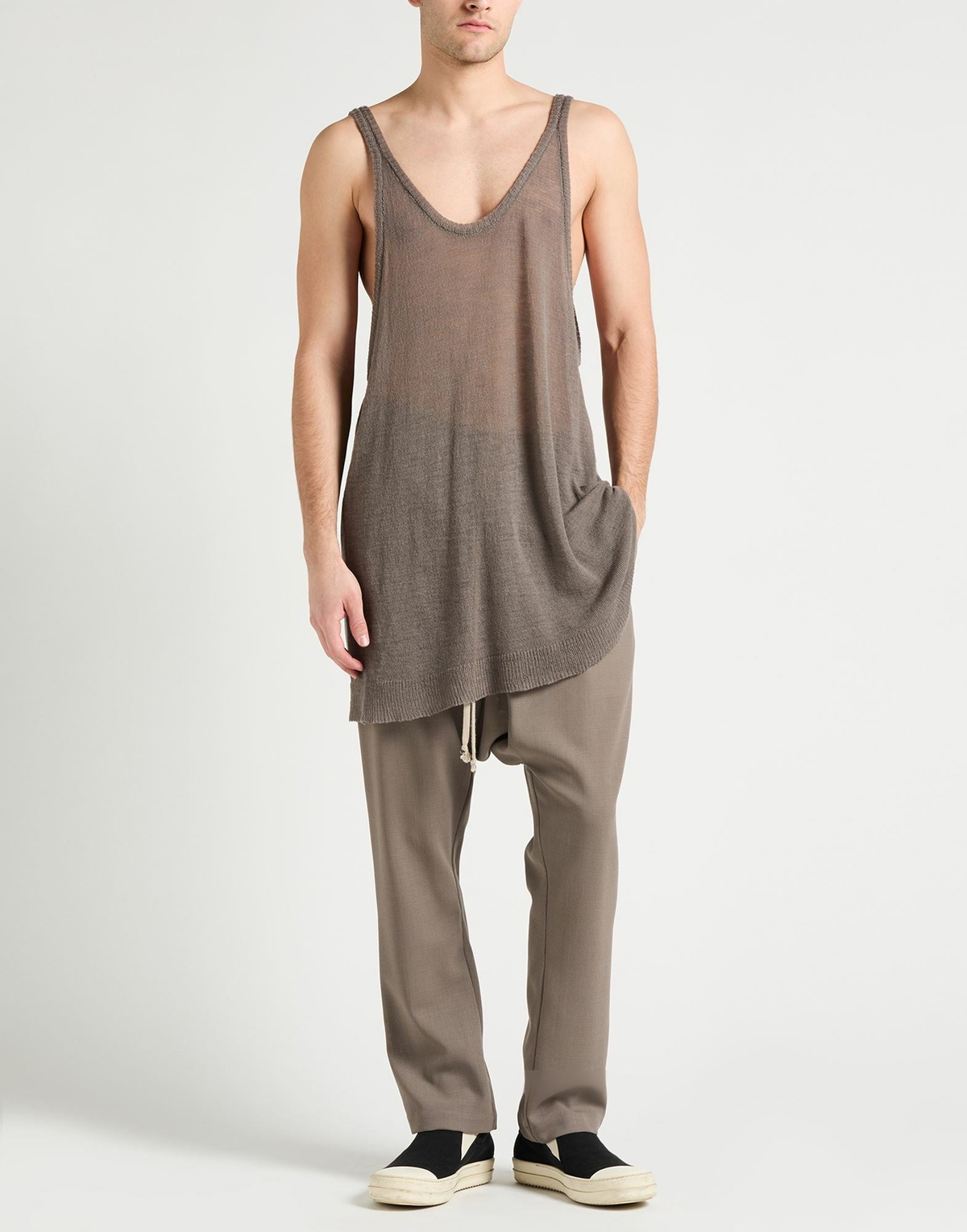 Rick Owens Mens Tank top Lead