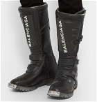 Balenciaga - Leather Motorcycle Boots - Men - Black