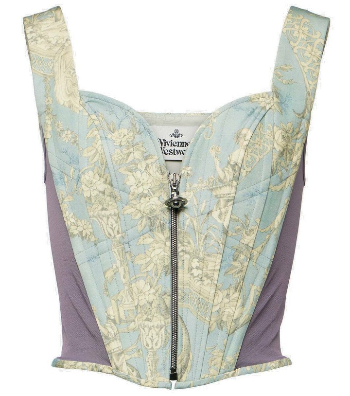 Photo: Vivienne Westwood Classic paneled toile de Jouy corset