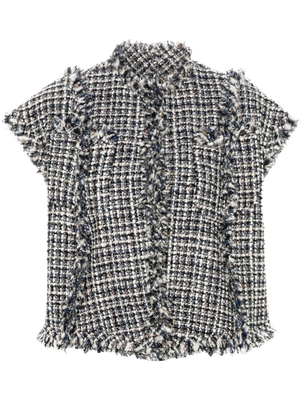 SACAI - Tweed Wool Vest Sacai