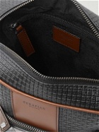 Serapian - Stepan 72 Leather-Trimmed Logo-Embossed Coated-Canvas Messenger Bag