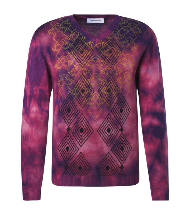Photo: Kiko Kostadinov Hatha tie-dye wool sweater